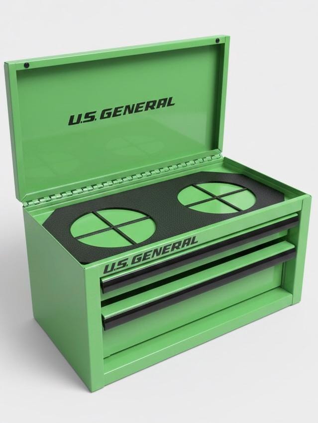 Mini tool box 90 mm speaker cutout template