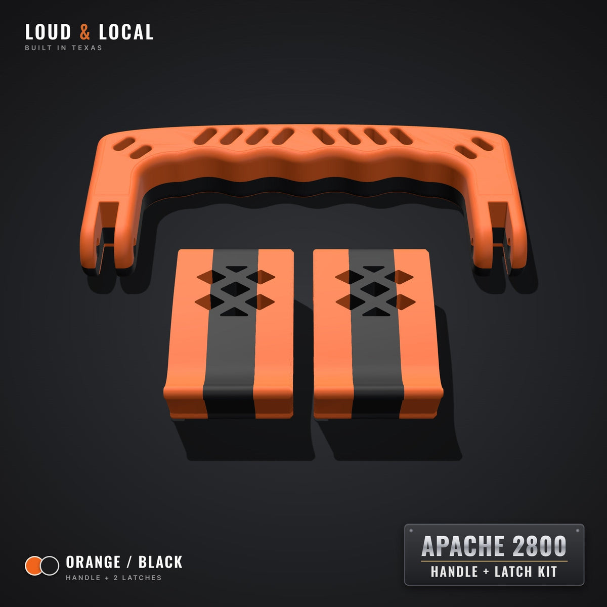 Apache 2800 custom handle and Exo latches