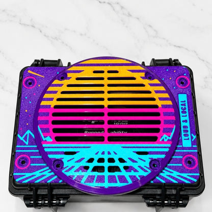 Printed Night Drive plate and grill on an Apache 1800